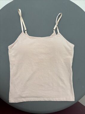Tan Cami with built in bra